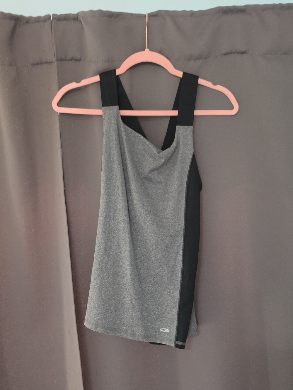 Champion Grey and Black Athletic Tank Top